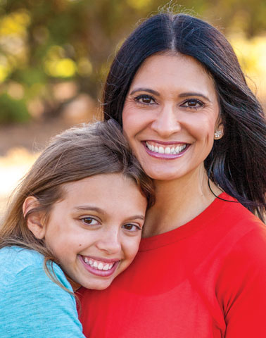 mother and daughter